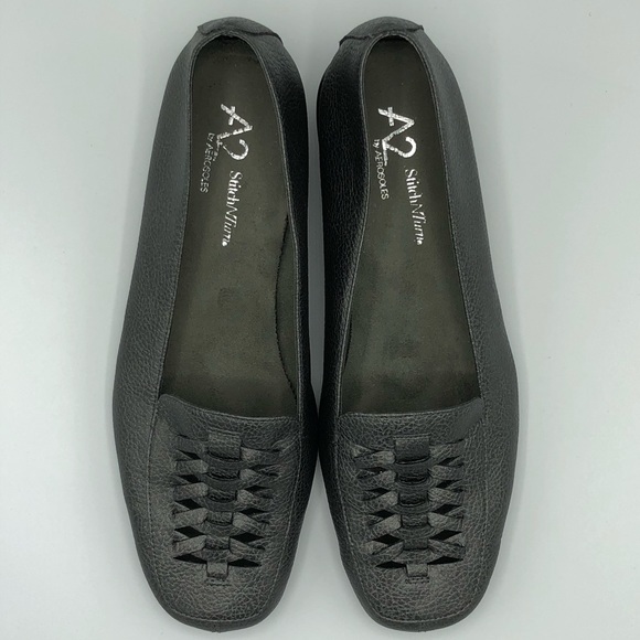 A2 By Aerosoles Shoes - A2 By Aerosoles Stitch N Turn Alabaster Flats